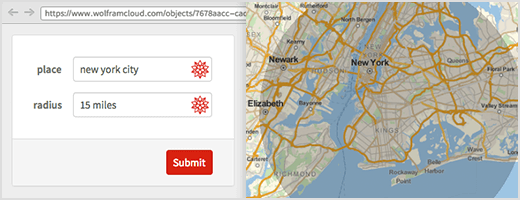Wolfram Notebook published as an interactive online document, driven by real-time computation