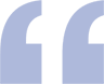 blue quotation mark
